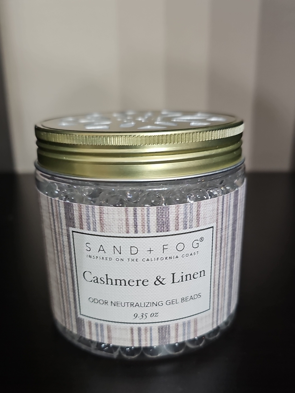 Sand + Fog Odor Neutralizing Gel Beads, Cashmere & Linen